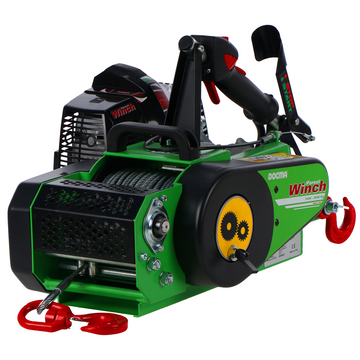 Docma VF150 Automatic – Forstseilwinde mit Solo HP50E-A-Motor – Seil Ø 6 mm, 60 m