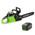 Greenworks GD40CS15K4 - Akku-Kettensäge 40 V 4 Ah - Schwert 35 cm