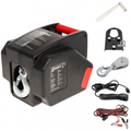 Ribimex PE12V – elektrische 12-V-Akku-Seilwinde mit Fernbedienung