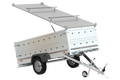 UNITRAILER GARDEN 264 KIPP – Pkw-Anhänger 264 × 125 cm – Plane, BIS-Bordwände und Stützrad