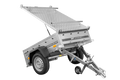 UNITRAILER GARDEN 150 KIPP – Pkw-Anhänger 150 × 106 cm – Aluminiumdeckel