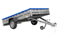 UNITRAILER GARDEN 265 KIPP – Pkw-Anhänger 264 × 150 cm – H-0, blaue Flachplane