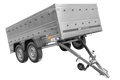 UNITRAILER GARDEN 265/2 KIPP – Zweiachsanhänger 264 × 150 cm – BIS-Bordwände