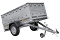 UNITRAILER GARDEN 200 KIPP – Pkw-Anhänger 200 × 106 cm – BIS-Bordwände und graue Flachplane