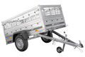 UNITRAILER GARDEN 200 KIPP – Pkw-Anhänger 200 × 106 cm – Gitterbordwände und Stützrad