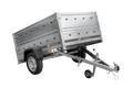 UNITRAILER GARDEN 201 KIPP – Pkw-Anhänger 200 × 125 cm – zusätzliche Bordwände und Stützrad