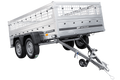 UNITRAILER GARDEN 265/2 KIPP – Zweiachsanhänger 264 × 150 cm – Gitterbordwände
