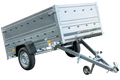 UNITRAILER GARDEN 230 KIPP – Pkw-Anhänger 230 × 125 cm – BIS-Bordwände und Stützrad