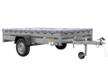 UNITRAILER GARDEN 265/R KIPP – Einachsanhänger 264 × 150 cm mit Blattfederung – H-0, graue Flachplane