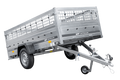 UNITRAILER GARDEN 264 KIPP – Pkw-Anhänger 264 × 125 cm – Gitterbordwände und Stützrad